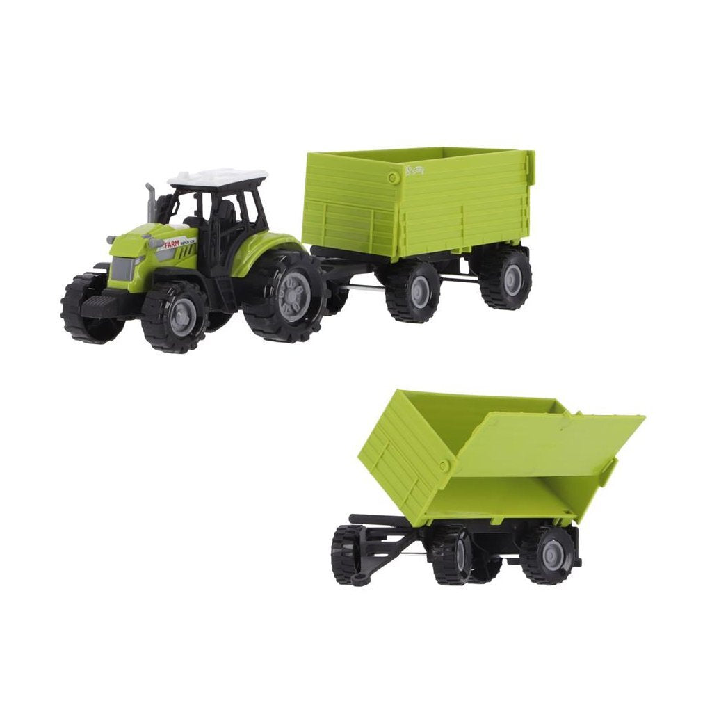 Andere Marken -Traktor mit Trailer + Licht und Klang