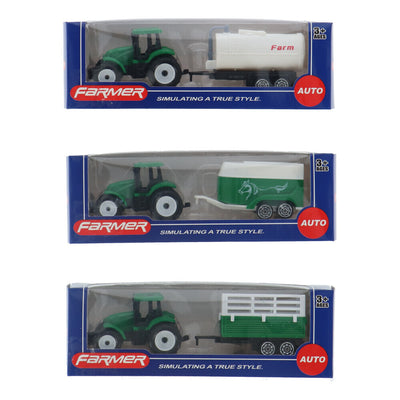 Andere Marken -Traktor mit Trailer Assorti