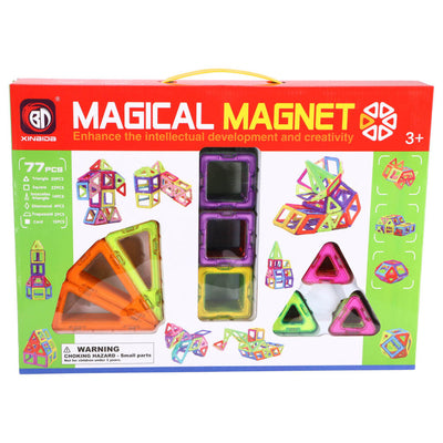 Andere Markenmagnetikfliesen bilden 77-teilig
