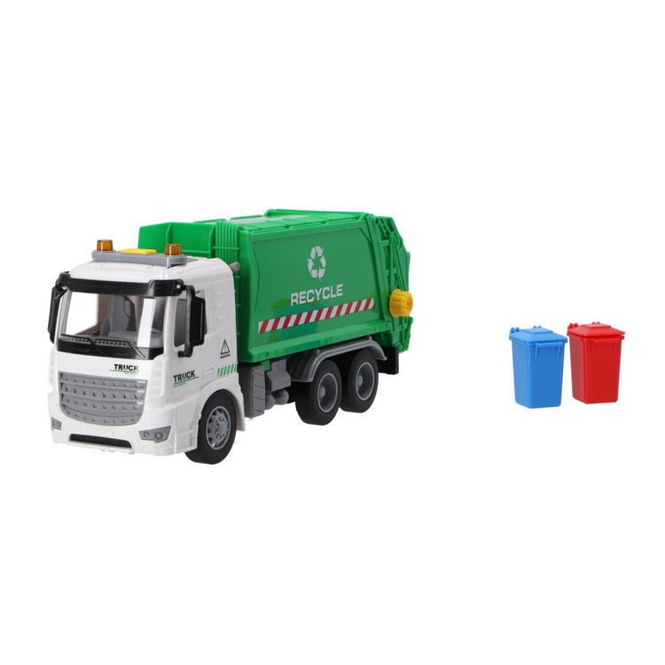 Andere Marken recyceln Müllwagen 30 cm + hell und klang grün weiß