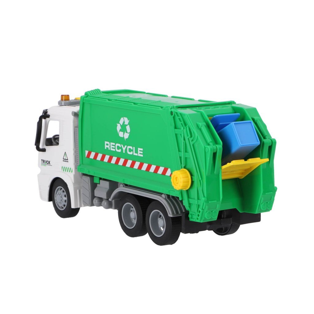 Andere Marken recyceln Müllwagen 30 cm + hell und klang grün weiß