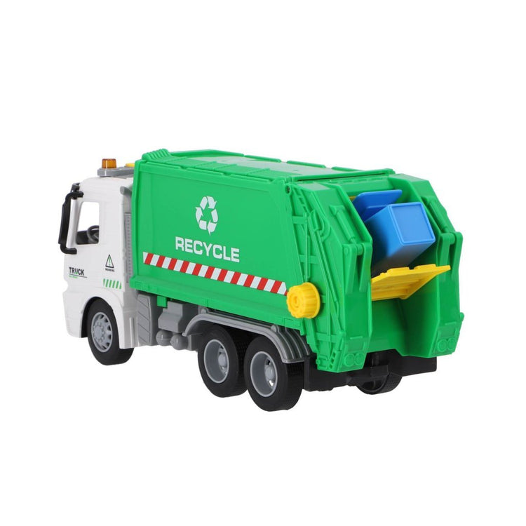 Andere Marken recyceln Müllwagen 30 cm + hell und klang grün weiß