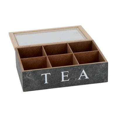Daily Home Teebox 6 Fächer | 4 Stück