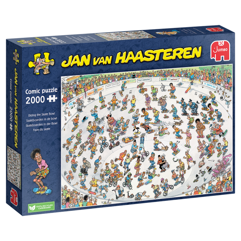 Jan Van Haasteren Jigsaw Puzzle Skateboarding in der Schüssel, 2000st.
