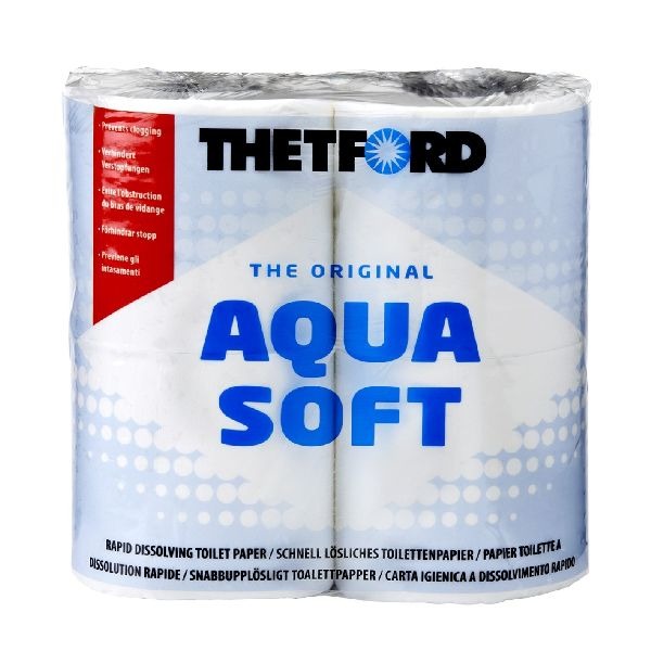Thetford Aqua Soft Camping-Toilettenpapier 4 Rollen