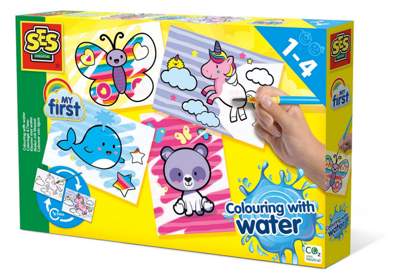 SES meine ersten Farben mit Wasser - Fantasy -Tiere
