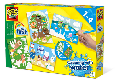 SES meine ersten Farben mit Wasser - versteckte Tiere