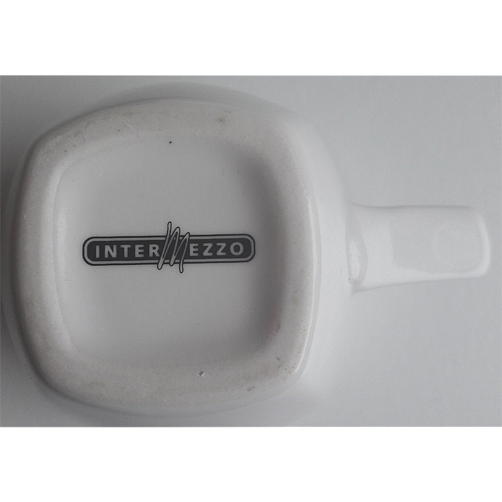 Intermezzo Intermezzo Espresso Kopf und Untertasse Alex Meijer Logo 3 Teile