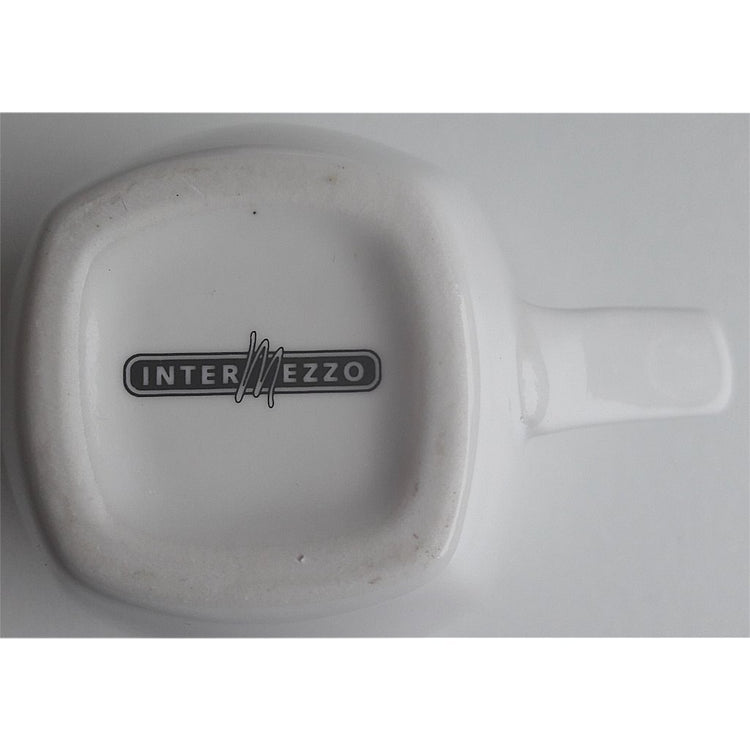 Intermezzo Intermezzo Espresso Kopf und Untertasse Alex Meijer Logo 3 Teile