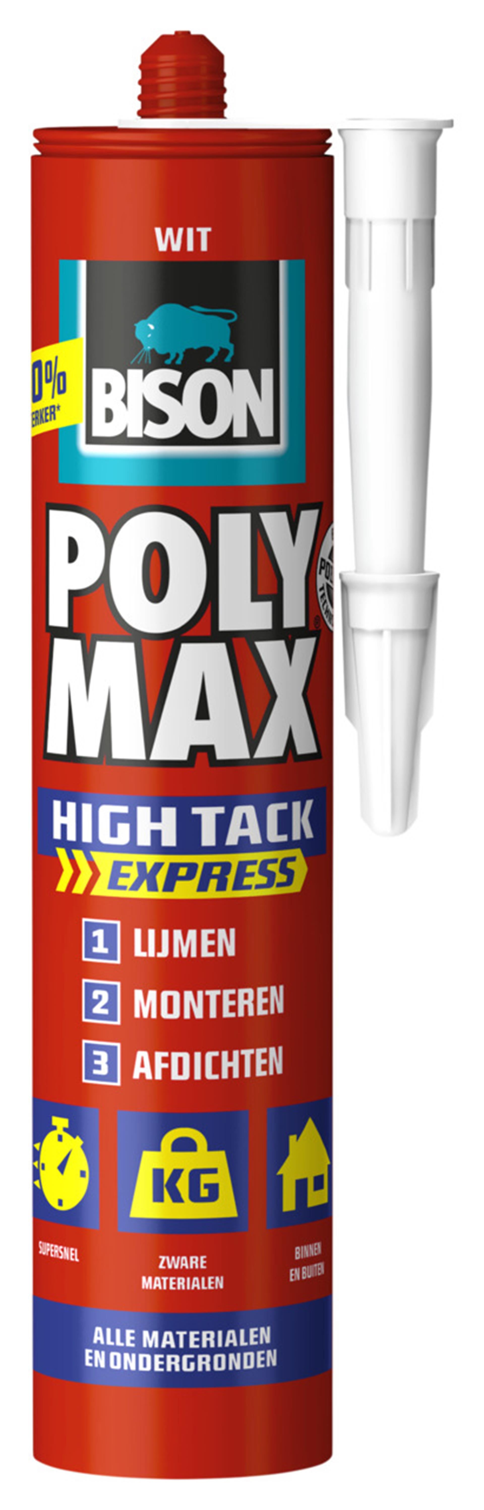 Bison Poly Max High Tack Weiß 425 g