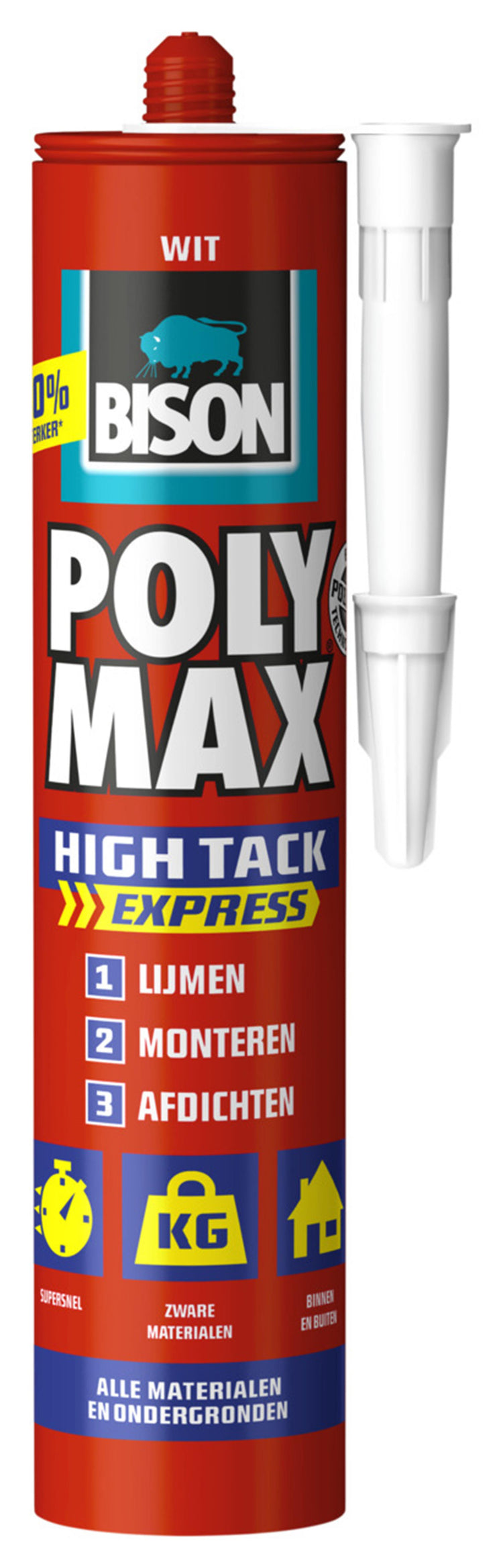 Bison Poly Max High Tack Weiß 425 g