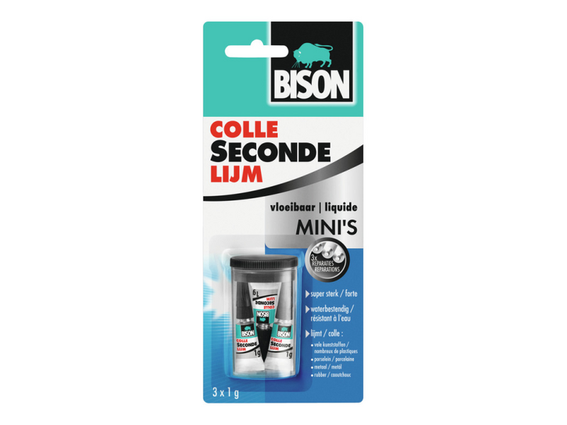 Bison Superkleber Mini 3x1g