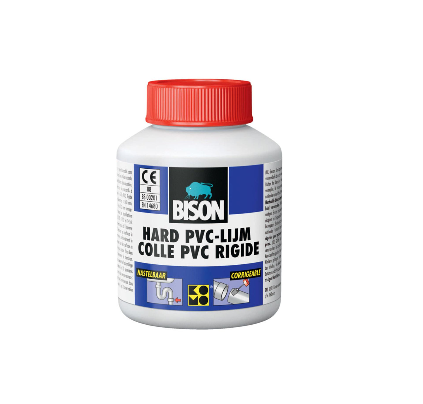 Bison Hard PVC Kleberfläschchen 100 ml mit Bürste