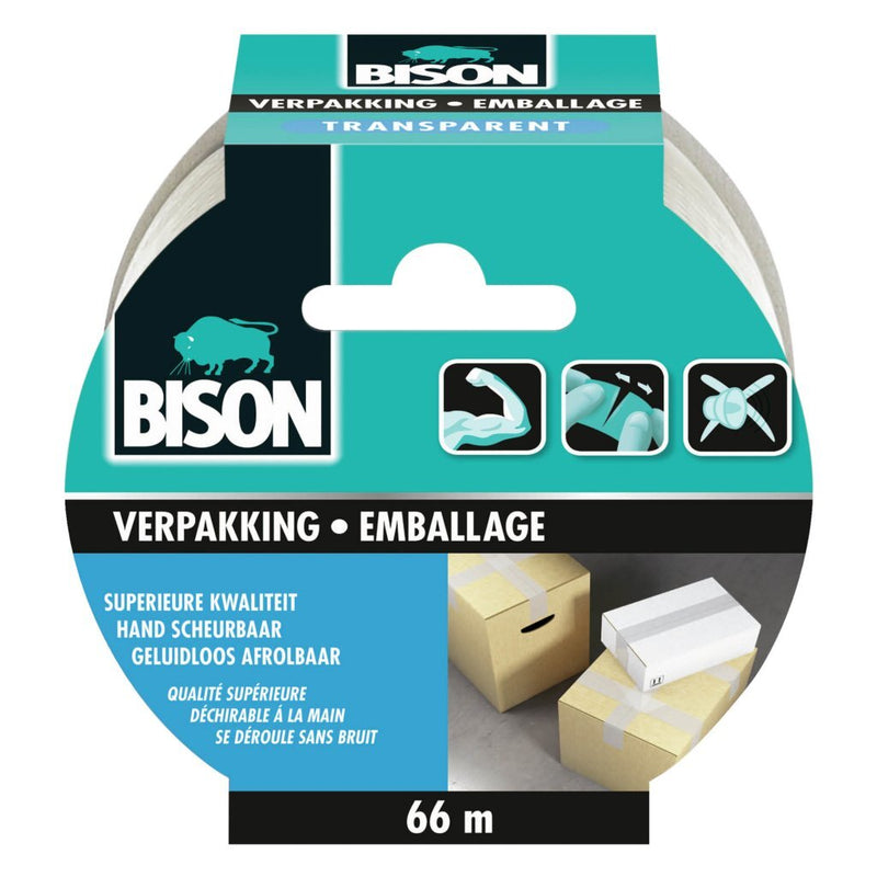 Bisonverpackungsband 5x660 cm transparent