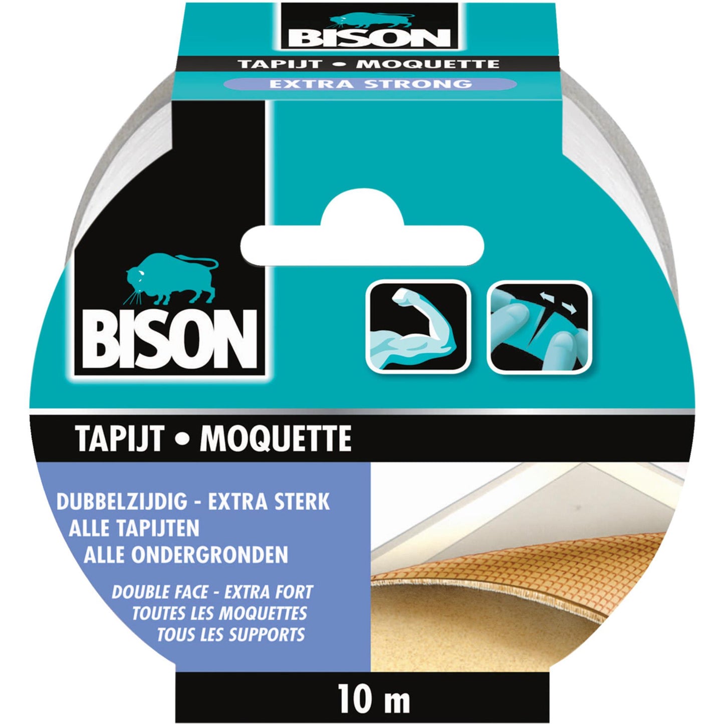 Bison Teppichband extra stark 10mx5cm