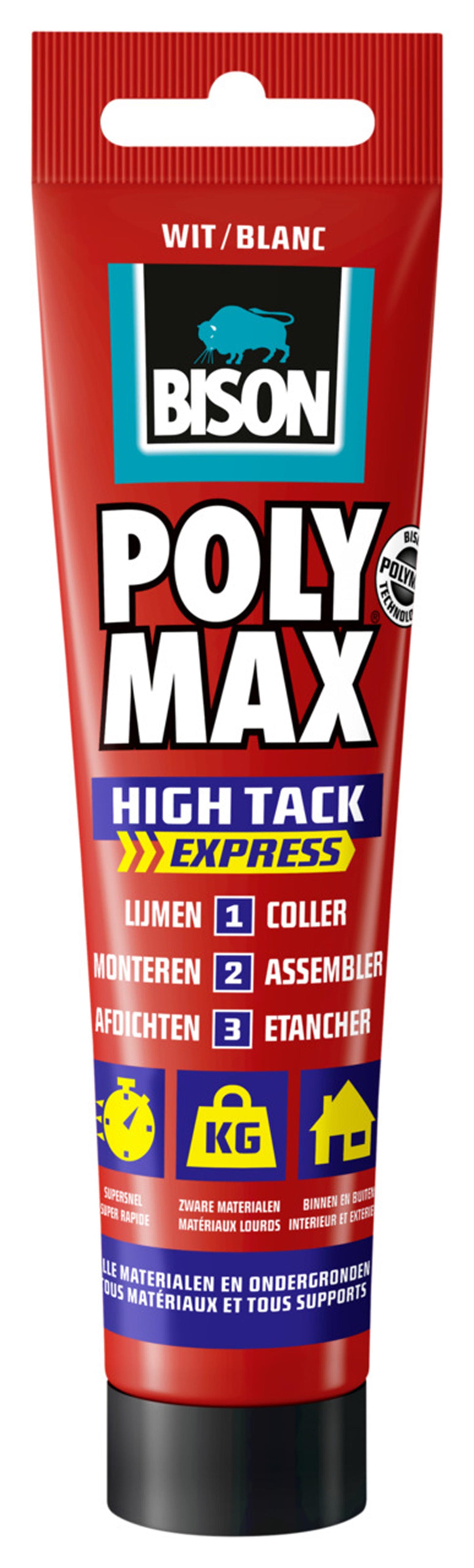 Bison Poly Max High Tack Express Weiß