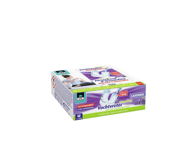 Bison Feuchtigkeitsabsorber Magnet Lavendel 450gr