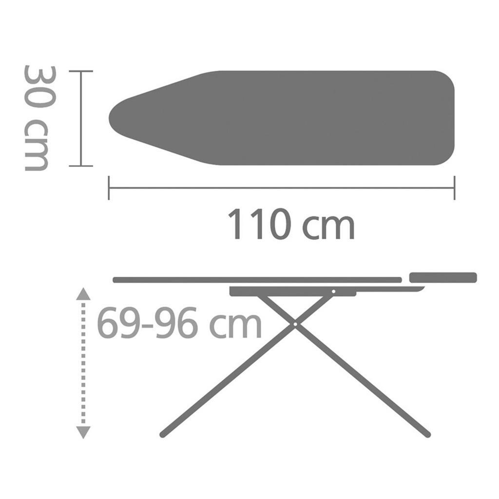 Brabantia Brabantia Bügelbrett Eine Baumwollblume 110 x 30 cm