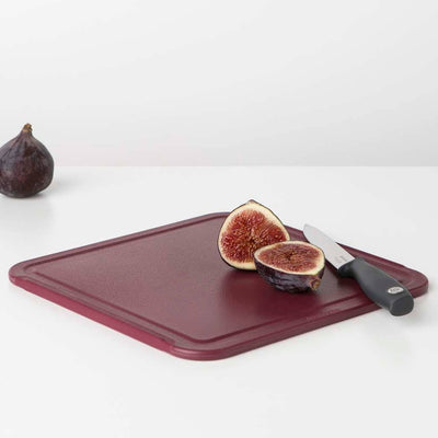 Brabantia Brabantia Lecker+ Schneidebrett 25x0,8x25 cm Aubergine rot