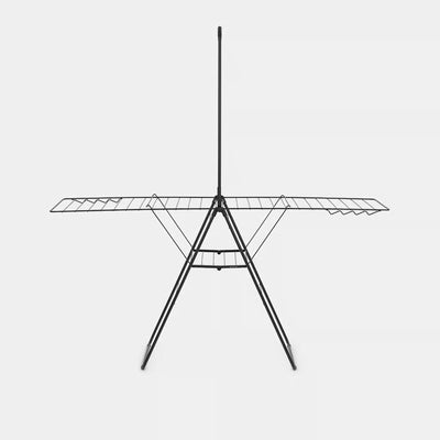 Brabantia Hangon Droogrek, 25 m mit Rod - Matt Black