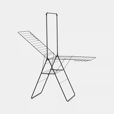 Brabantia Hangon Droogrek, 25 m mit Rod - Matt Black