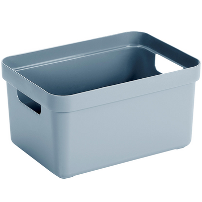 Sigma Home Aufbewahrungsbox 5l blau 252x175x122mm | 3 Stück
