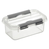 Sonnenwaren Sonnenwaren Q-Line Storage Box 0,5L Transparent Silber - afbeelding 1