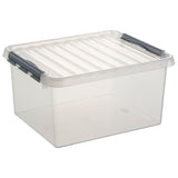 SUNWARE Q-Line Storage Box 36L transparent - afbeelding 1