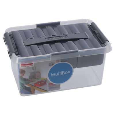 Sunware Sunware Q-Line Storage Box mit Bereitstellung 6L transparent grau