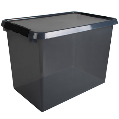 Sunware Comfort Line Aufbewahrungsbox 72l - 60x40x42 cm - transparent grau