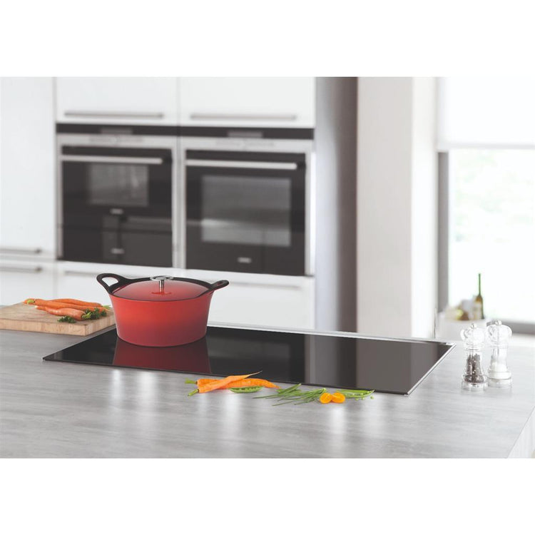 Kuisinox -Kuisinox -Vulkangussbügeleisen -Pfanne 24 cm Rot