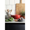 Kuisinox -Kuisinox -Vulkangussbügeleisenpfanne 29 cm Rot
