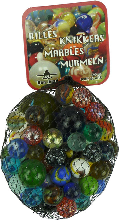 Don Juan Murmeln 500gr gemischt in einem Netzbeutel
