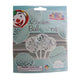 Globos Luftballons mit Konfetti 6 Teile transparent Silber