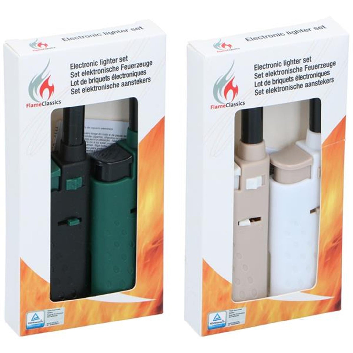 Flame Classics Feuerzeug BBQ 14,3x3,5x1,6cm + TÜV