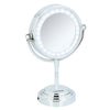 Dunlop -LED -Layoutspiegel 15 cm Chrom