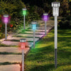 Outdoor -Lichter im Freien Lichter Solar Stekers 10 Stück LED verschiedene Lichtfarben
