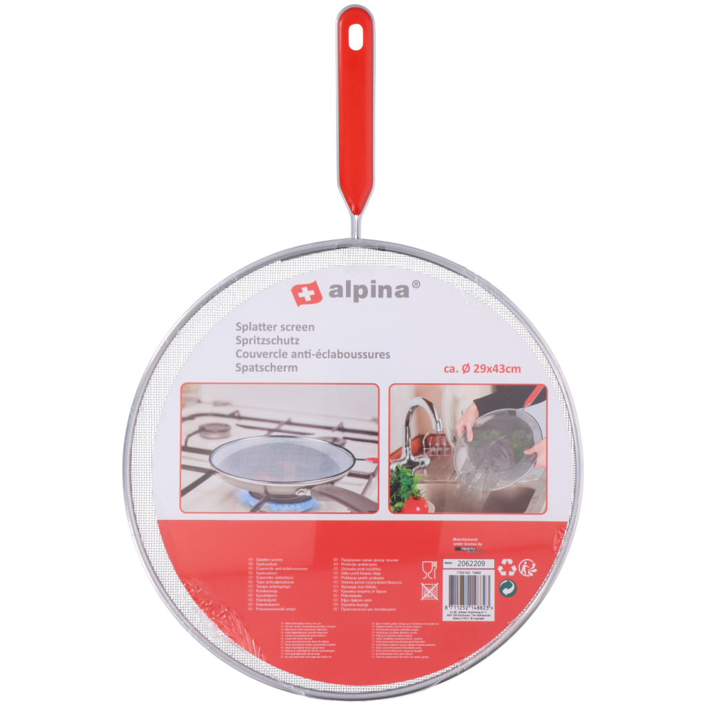 Alpina Antispat Cover 29x43 cm Edelstahlrot rot