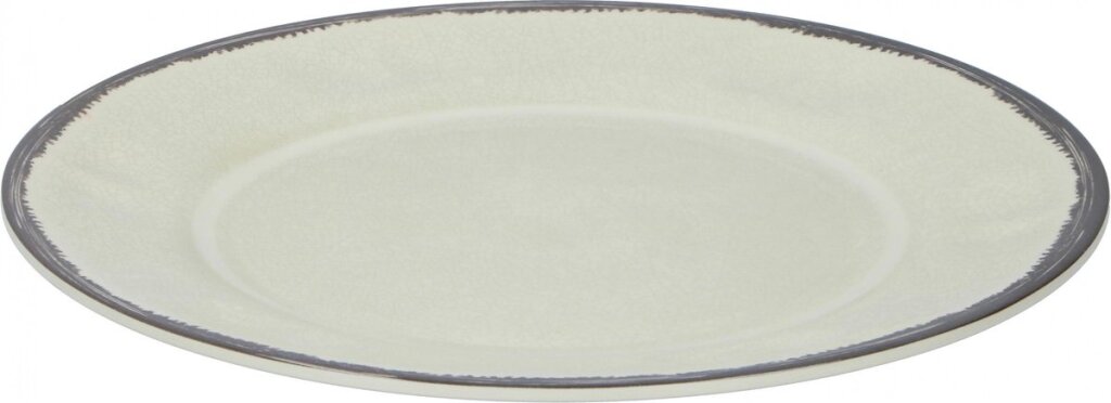 Verschiedenes Tom -Teller 25 cm Melamin 229 Gramm Weiß grau