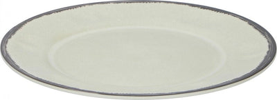 Verschiedenes Tom -Teller 25 cm Melamin 229 Gramm Weiß grau