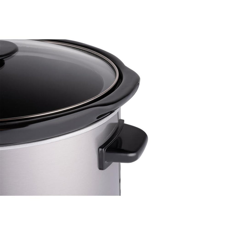 Alpina Slowcooker 3.5L 240W Edelstahl schwarz