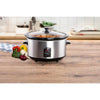 Alpina Slowcooker 3.5L 240W Edelstahl schwarz
