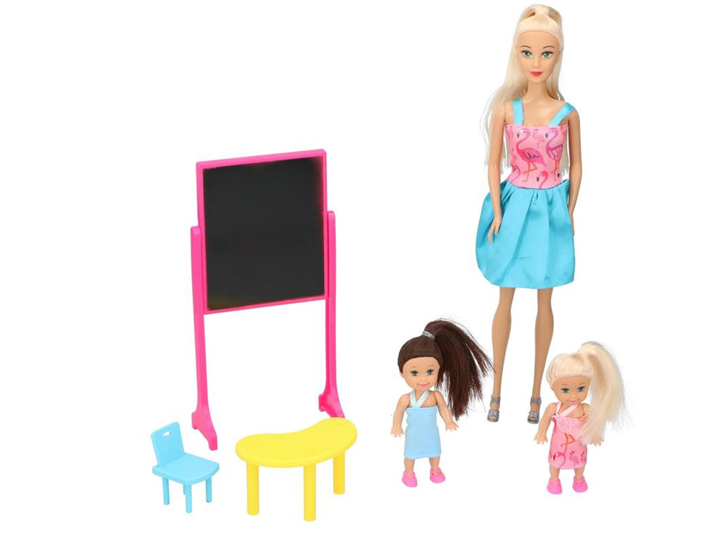 Eddy Toys Modepuppenlehrer 29 cm, 6-teiliges Set