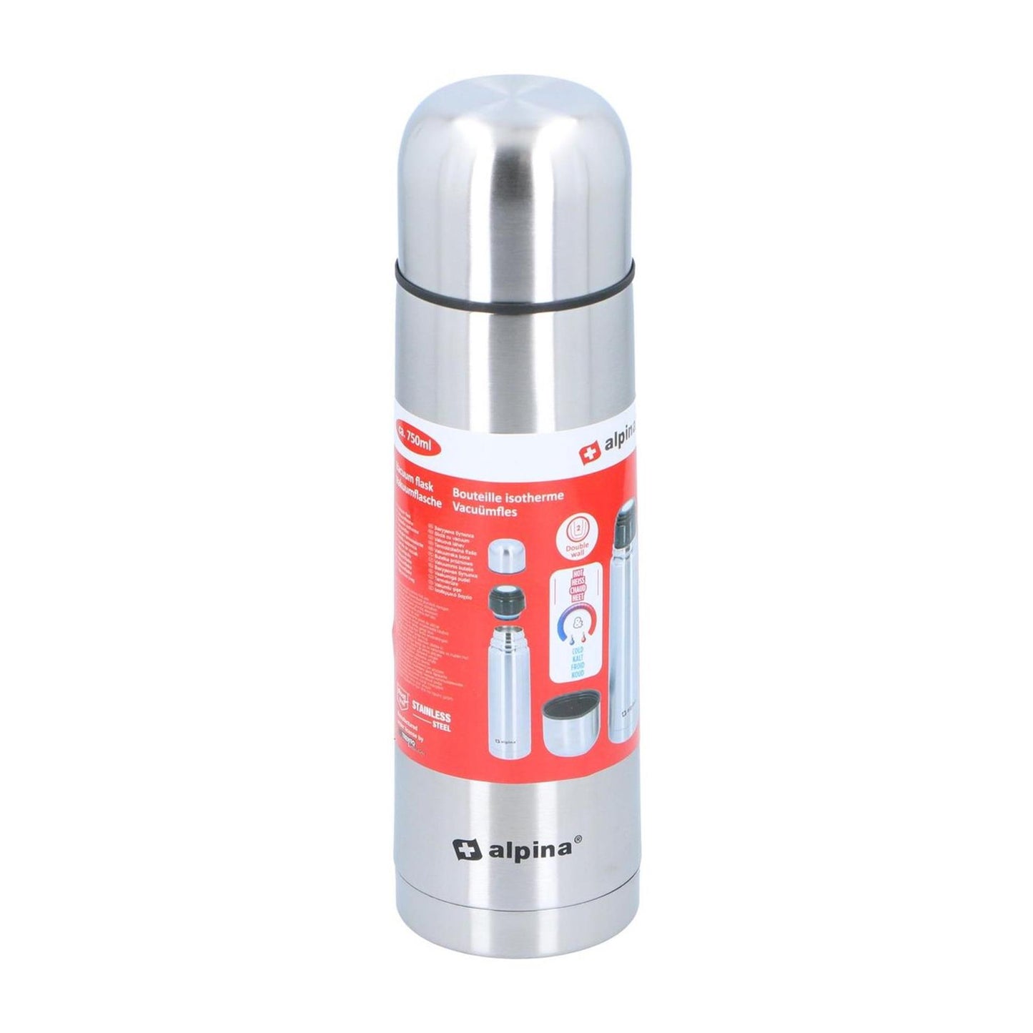 Alpina doppelwandige Isolierflasche 750 ml
