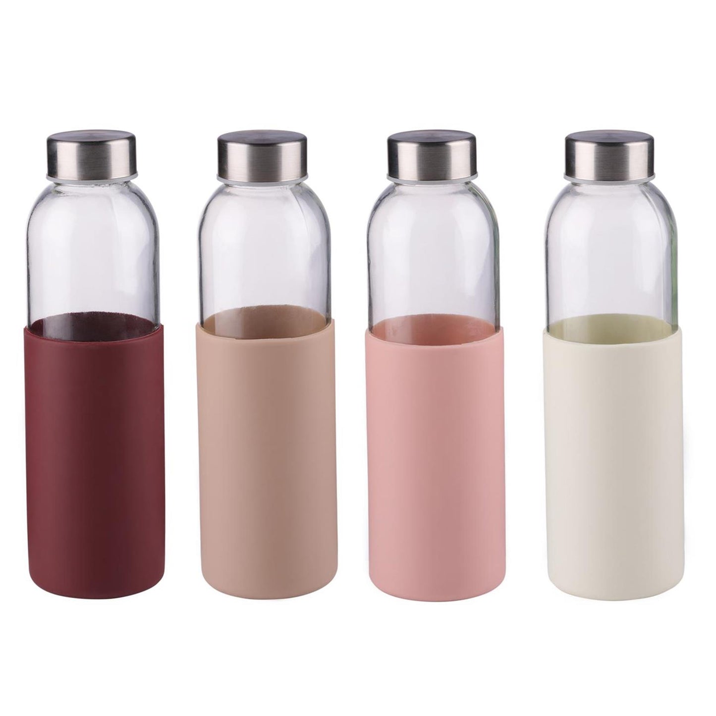 Trinkflasche Glas 500ml mit Deckel