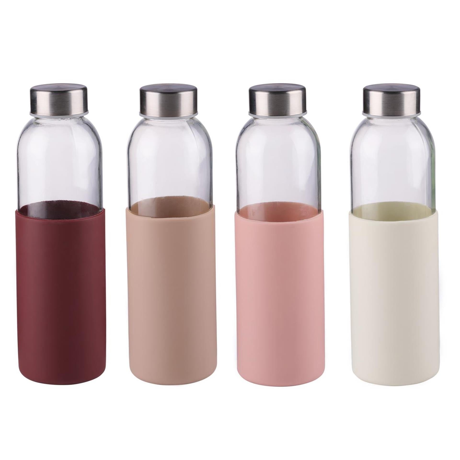 Trinkflasche Glas 500ml mit Deckel
