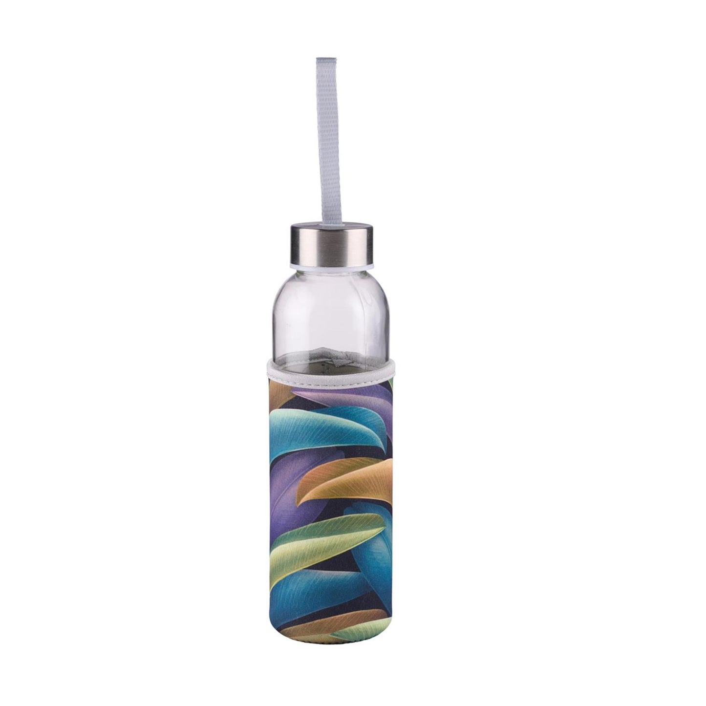Alpina Trinkflasche Glas 500ml + Deckel