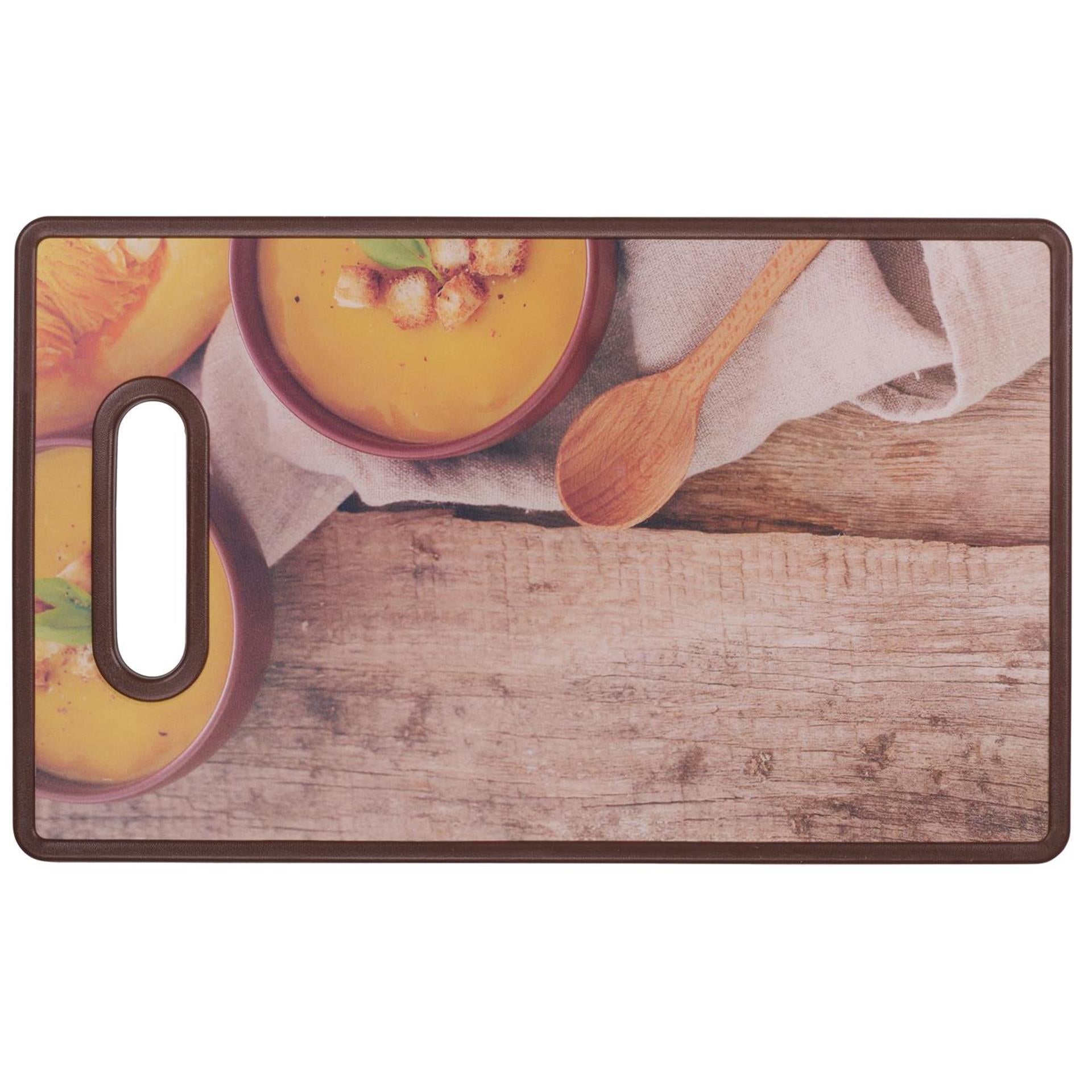 Alpina Schneidebrett mit Aufdruck 23x37x1,2cm
