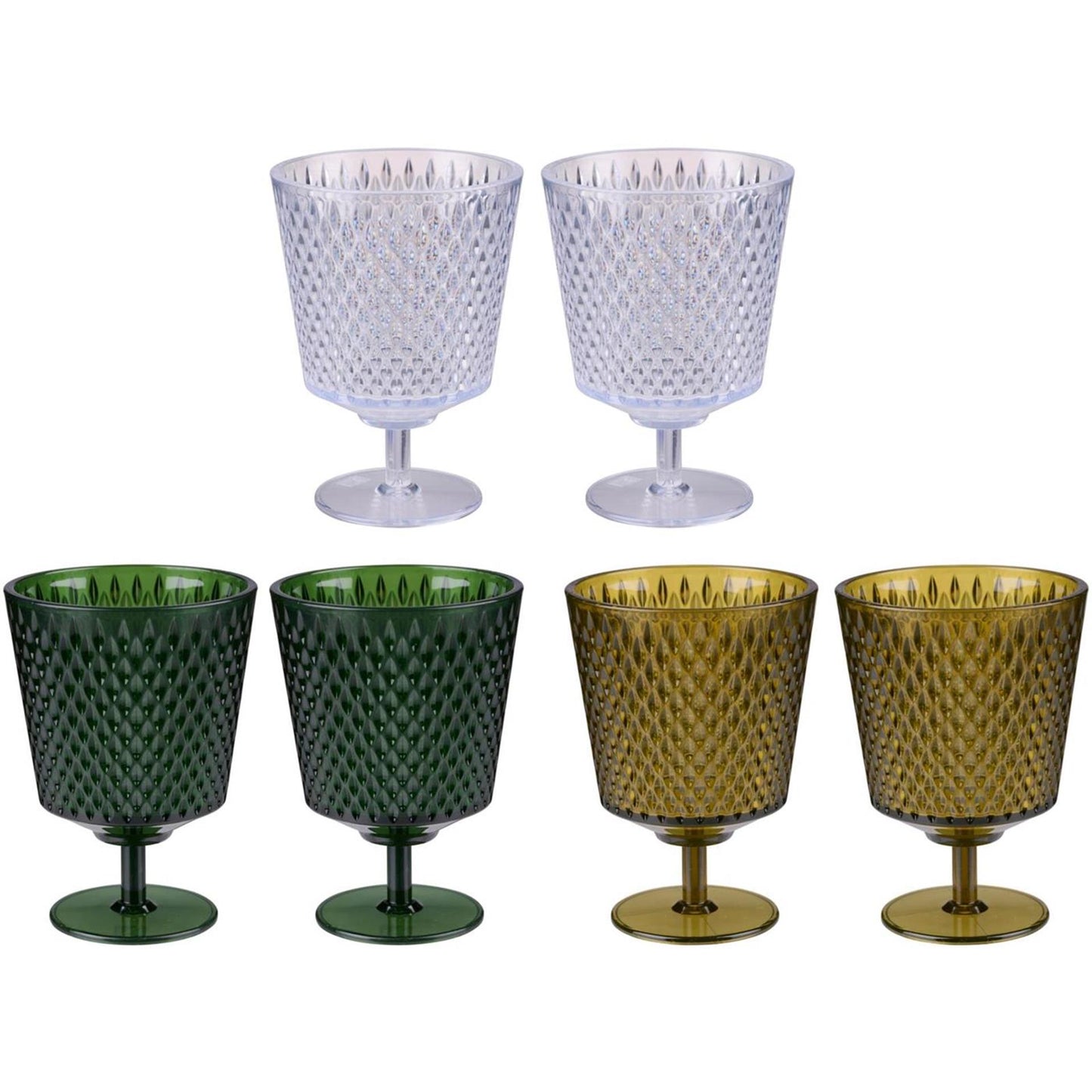Alpina Weinglas-Set 2-teilig 200ml Kunststoff