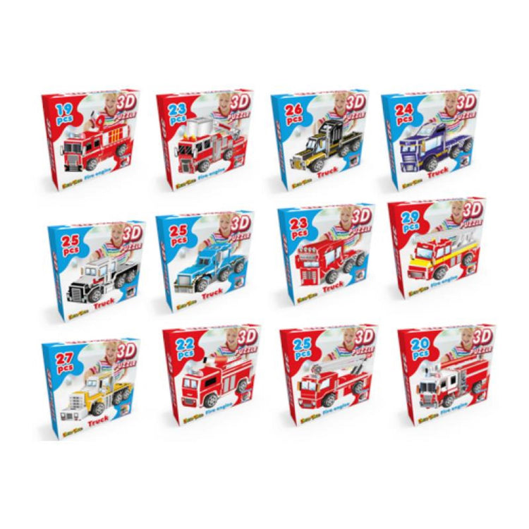 Eddy Toys 3D-Puzzle-LKW 11x5,8x6,5cm